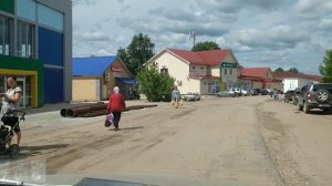 Подосиновец. Центр посёлка. Июнь 2019 Кировская область, Подосиновский район