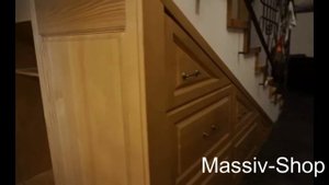 Шкаф из массива дерева на заказ.avi