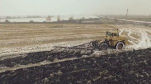 Пахота | Кировец К-700А + ПЛН-8-40