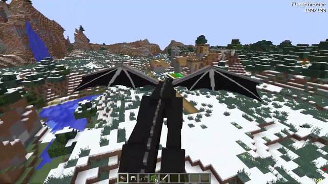 How to PLAY as a RAINBOW DRAGON in Minecraft! смотреть онлайн