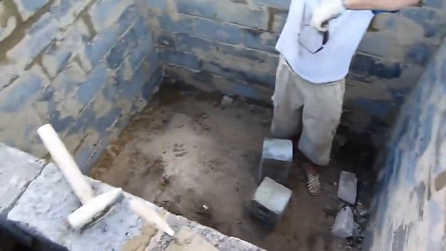 Кладка шлакоблока по Русски.. смотреть онлайн