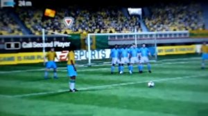 PSP FIFA 09 Ronaldinho's COOLEST Curve/Curl Freekick [HQ]