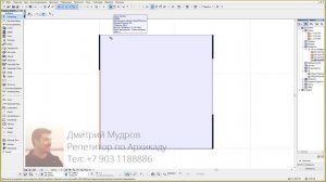 Развертка стен в Архикад с инструментом Внутренний Вид