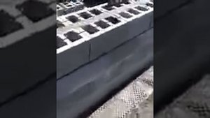 шлакоблок 2 ряд