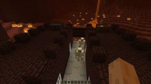 Как построить деревню жителей в аду Minecraft 1 14