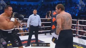 Бой пауролифтера .самого сильного человека против бойца ММА по правилам бокса