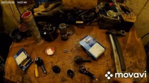Замена рулевых наконечников на ауди 80,100.
