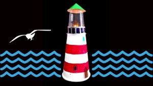 Простая поделка Маяк  
#простая_поделка #поделка_для_детей #делаем_маяк #маяк_из_бумажного_стакана