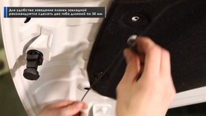 Установка амортизаторов капота на Nissan Qashqai 2014-