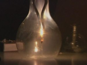 Химия. Опыты. Неорганика. Горение магния в кислороде