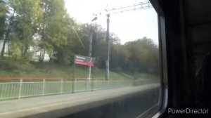 Поездка на электропоезде ЭД4М-0427 Москва (Павелецкий вокзал)-Домодедово