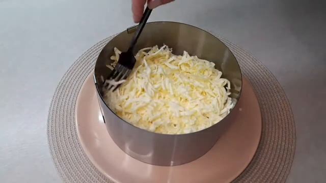 Салат Мимоза. Рецепт без картофеля и моркови