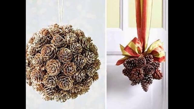 Поделки из шишек для детей своими руками смотреть онлайн