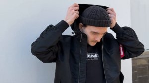 Ветровка Alpha Industries L-2b hooded black Gen II ALPHAWEAR.RU | Альфа Индастриз