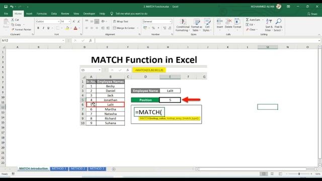 POWER OF INDEX-MATCH FUNCTION IN EXCEL |WORKSHOP SERIES | EXCEL MALAYALAM