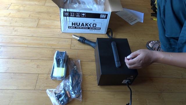 998D SMD REWORK STATION ( Unboxing ) смотреть онлайн