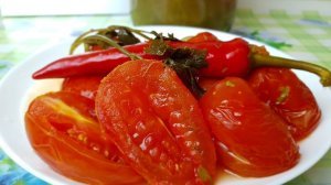 Помидоры квашеные на зиму, цыганка готовит. Gipsy cuisine.
