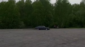 Валим Боком!! Mercedes E320cdi дрифтовый дизель (немного кадров с тестовой дрифт вылазки) #6