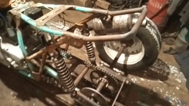 Маятник для трицикла или квадроцикла. Трицикл из Иж Юпитер. Трицикл своими руками. 2