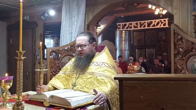6 февраля. Литургия в Лукинском храме в п.Большая Мурта. Евангелия дня. смотреть онлайн