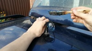 Установка антенны Audi 80