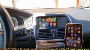 VOLVO XC60 APPLE CARPLAY ANDROID AUTO SUB VIDEO CAMERA FATA SPATE PANORMAICE