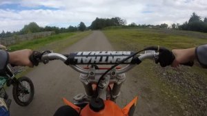 Race; KTM 65 VS STOMP 125 PITBIKE