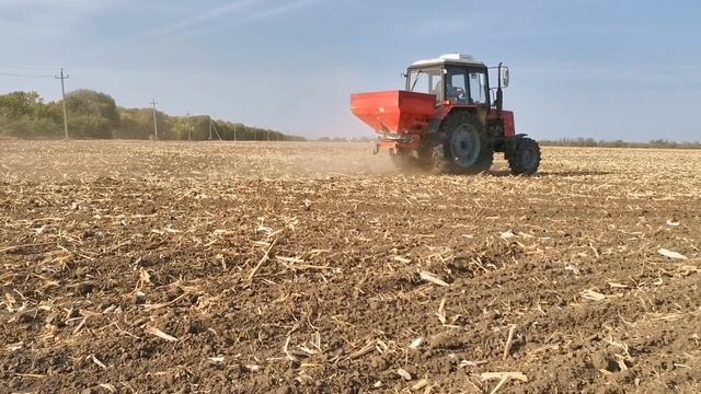 Вносим удобрения под посев пшеницы. смотреть онлайн