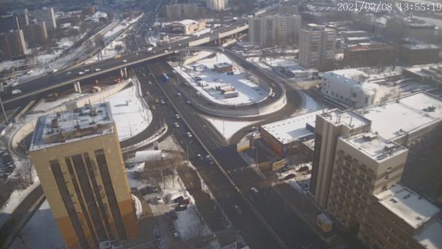 Москва - Нижегородская улица - веб камера 08.02.2021, 10:55 смотреть онлайн