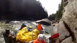 GoProH2 р.Серлиг-Хем прохождение порогов на катамарене 4ке