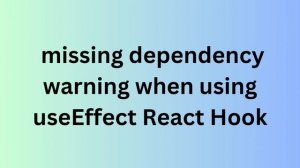 [SOLVED] How to fix missing dependency warning when using useEffect React Hook