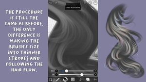 HOW TO DRAW HAIR ON IBIS PAINT w/ free hair brush in QR code | Ibis Paint X | @epiphanicbaby