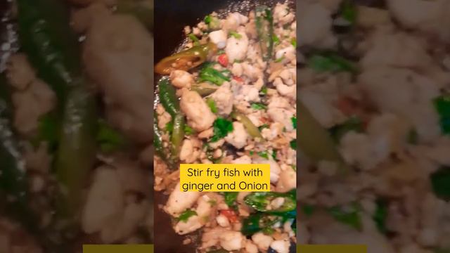 How to Cook Stir Fry Fish with Ginger and Onion|Stir Fry Fish Recipe#short#stirfryfish