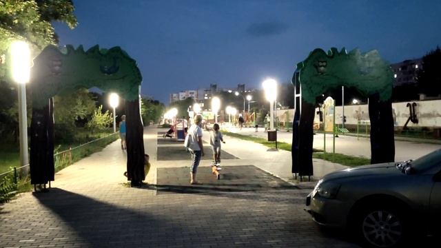 Евпатория 2022.  Улица детства-отличное место для отдыха с детьми.