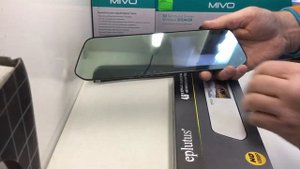 Автомобильный видеорегистратор-зеркало с двумя камерами Eplutus D01