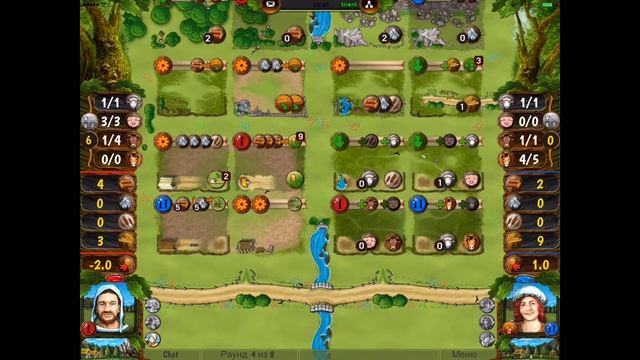 Играем в мобильную версию Агрикола. Все Животные. Agricola All Creatures Big And Small. смотреть онлайн