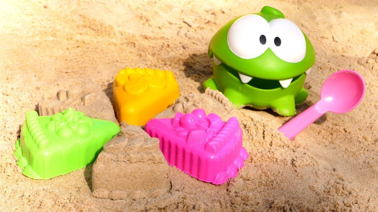 Песочный торт для игрушки Ам Ням! — Игры с песком для самых маленьких. Куличики и формочки