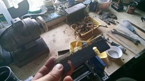 Чистка гребёнок на табакорезке ч2