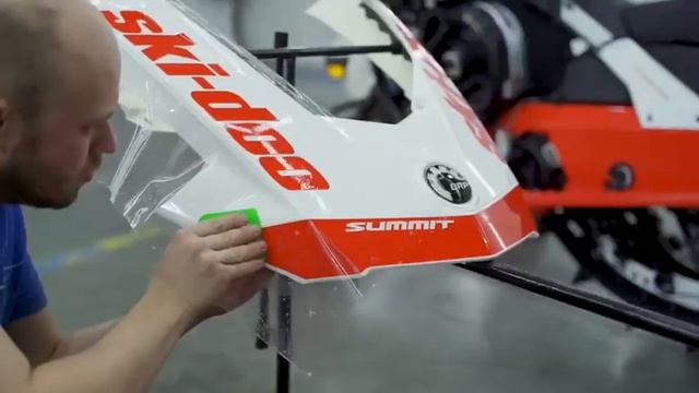 Снегоход BRP Summit X *Детейлинг* смотреть онлайн