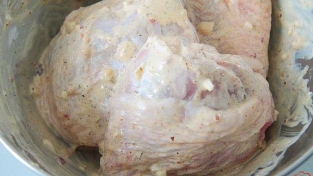 Бедрышки с картофелем в пакете для запекания