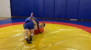 #61 РЫЧАГ ЛОКТЯ из положения На спине Чемпиона Влада Мацкова. Школа самбо Sambi.st