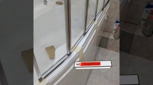 монтаж и цена шторки на ванную.