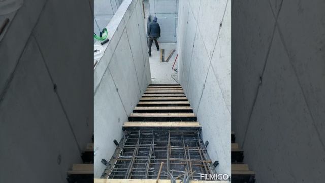 монолитная лестница