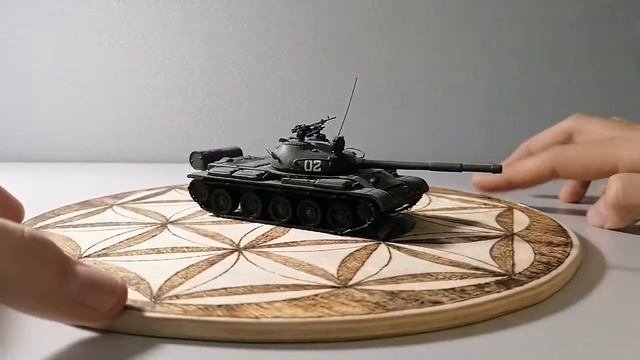 Обзор сборной модели/Т-62/Моделист/1:72.