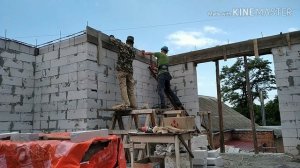 Дом с нуля. Как сделать армопояс на 2-м этаже?