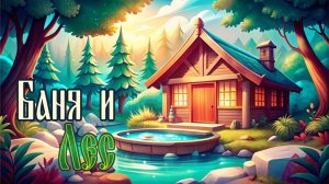 Лес и баня.
