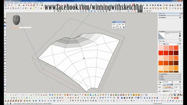 SKETCHUP - Modeling a Chesterfield Cushion pt 1 смотреть онлайн