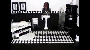 Дизайн ванной в черно-белом цвете. 33 лучших варианта.