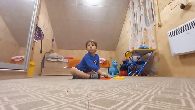Скрытая камера в комнате Русеньки часть 2. #видеодлядетей