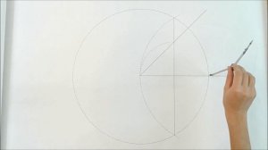 Построение шестнадцатиугольника циркулем